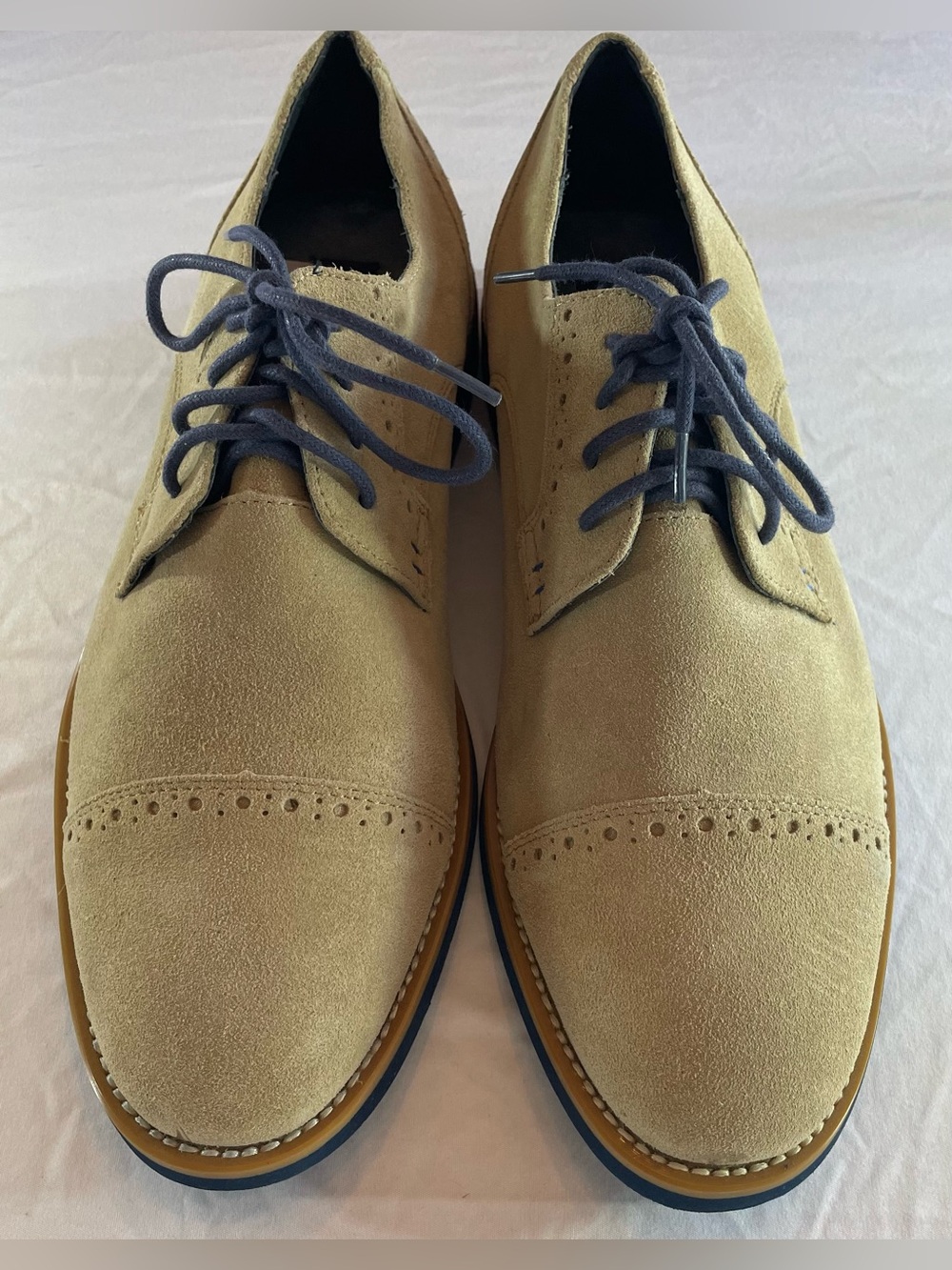Sz 9.5 Joseph Abboud Suede Oxford Shoes
